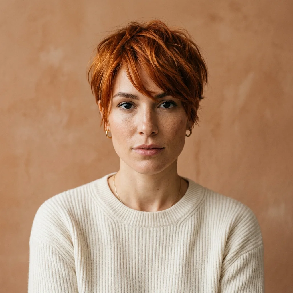 Pixie copper, textured